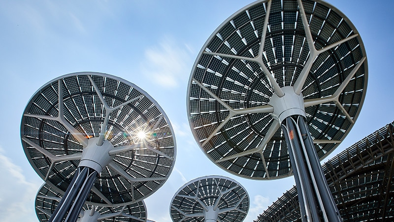Sustainability Pavilion solar panels