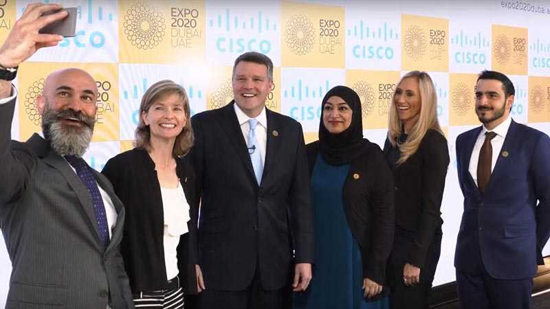 Cisco and Expo executives